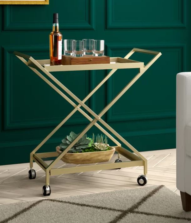 bar cart drinks server