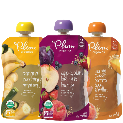 Organic Baby Food, Fruit, Veggie and Grain Variety Pack