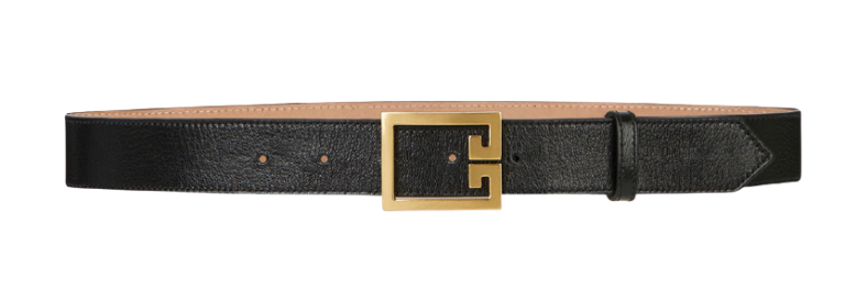Calfskin Leather Belt w/ Double-G Logo Buckle