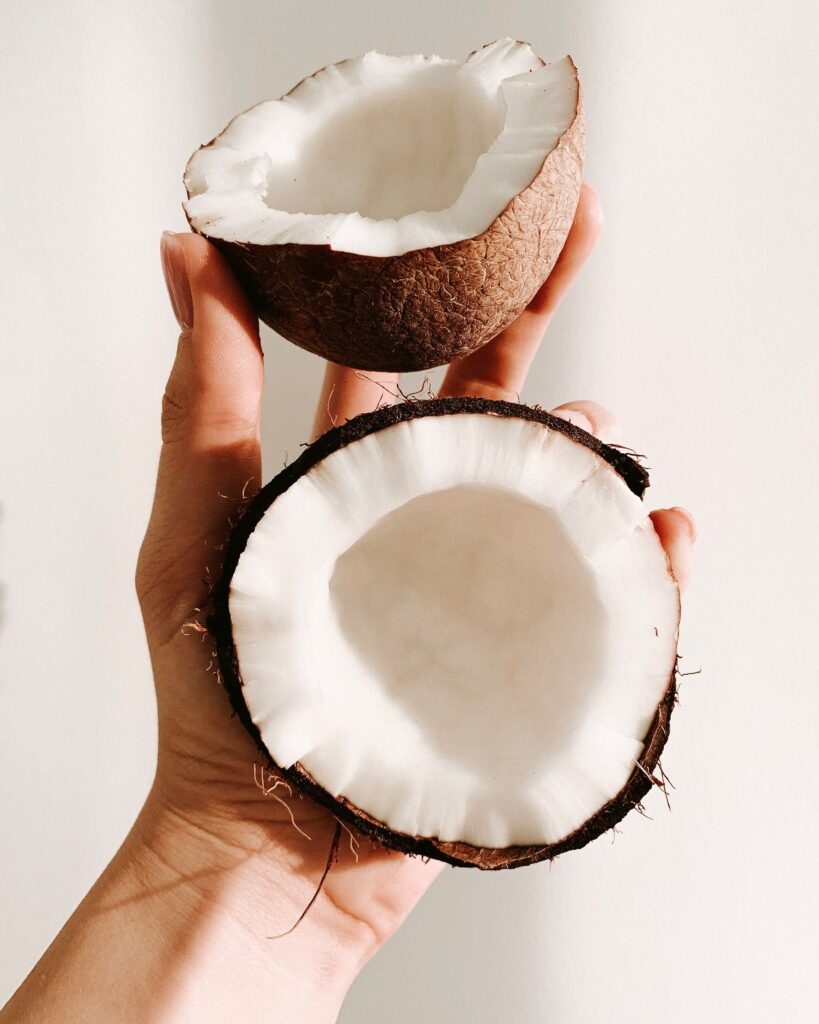 coconuts in half coconut oil benefits of coconut oil